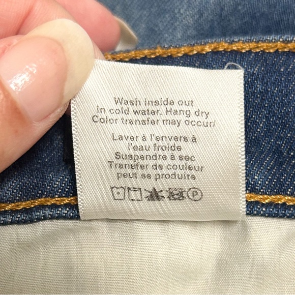 Veronica Beard Denim Dark Apollo Wash Benzi Mid Rise Girlfriend Jeans 24 00 - Picture 9 of 10